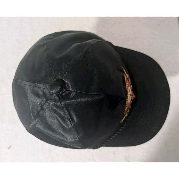 Vintage Pittsburgh Steelers Hat 90s Satin Look NFL Football Black - Picture 3 of 8